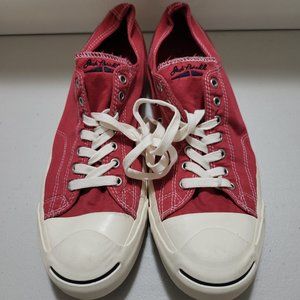 Converse Jack Purcell Crimson Red Low Top Sneakers 13